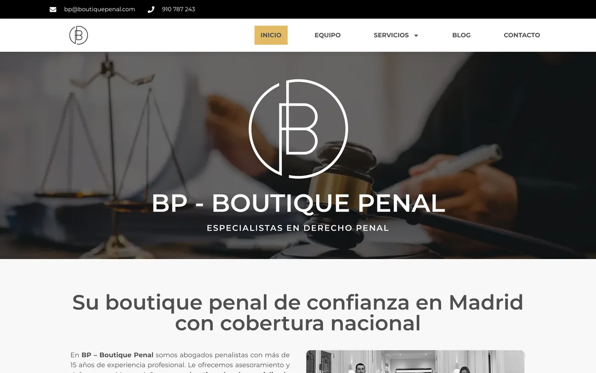 Portada de boutiquepenal.com